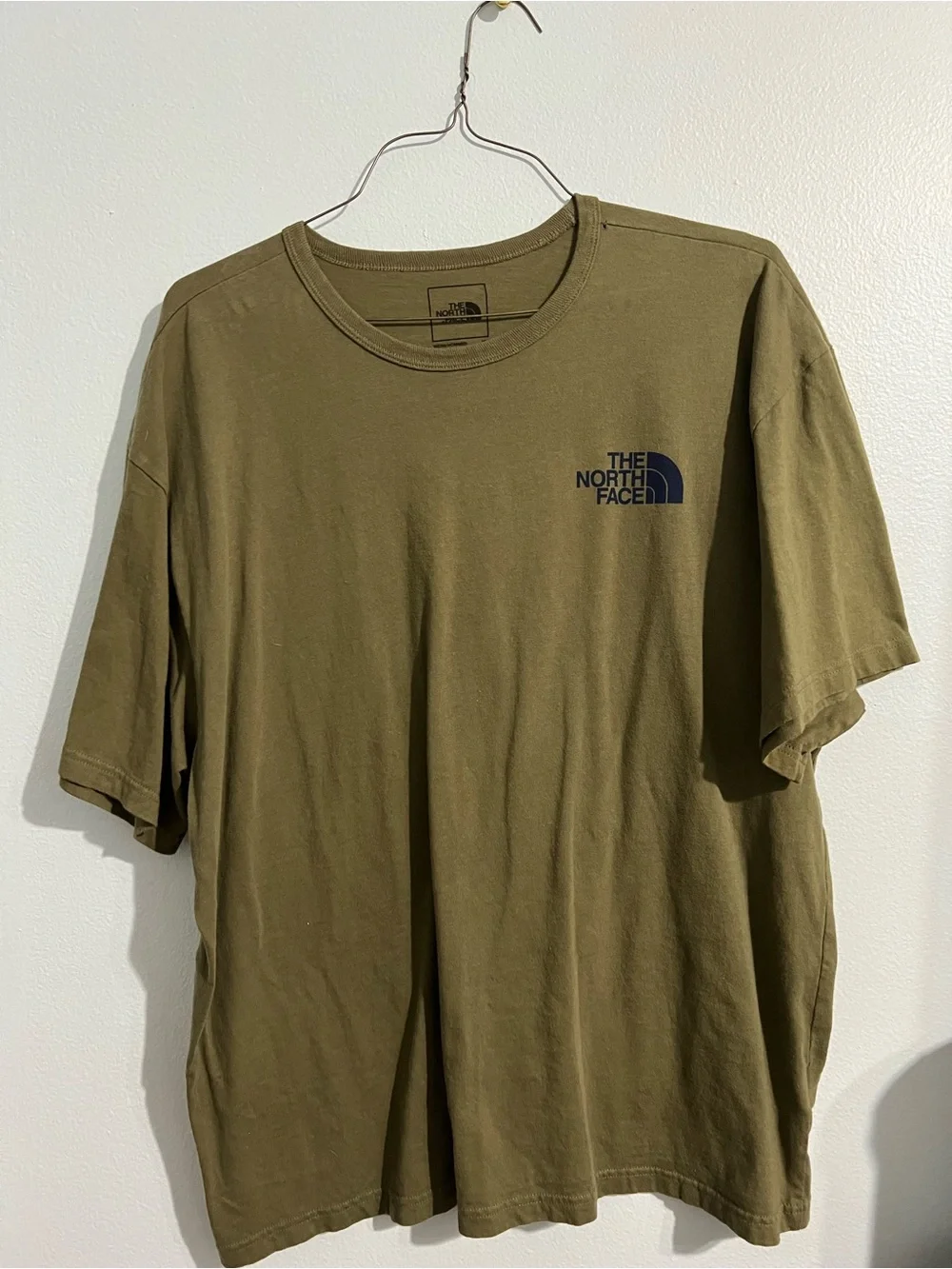 The North Face Olive Green Short Sleeve Logo Tee
